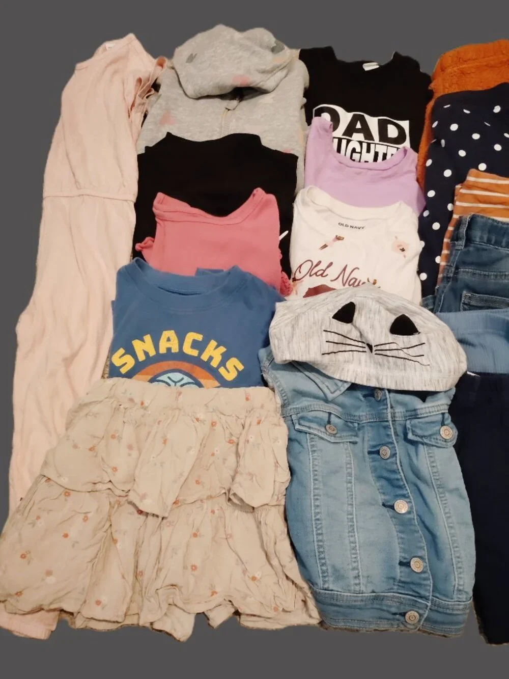 HUGE LOT CLOTHES TOPS LEGGINGS JACKET OUTFITS OLD NAVY SWISS TECH~GIRLS SIZE 4T